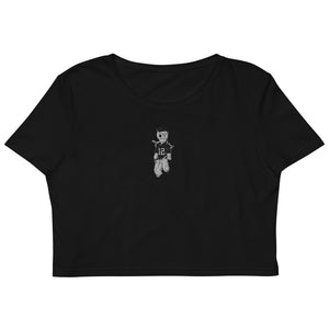 Voodoo Embroidered Crop Top